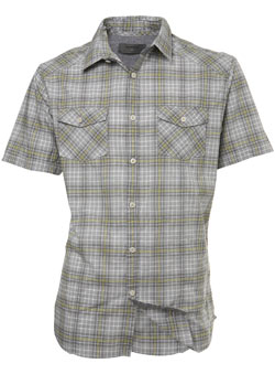 Burton Grey Short Sleeve Check Shirt