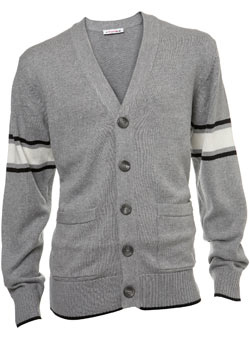 Burton Grey Sleeve Striped Cardigan