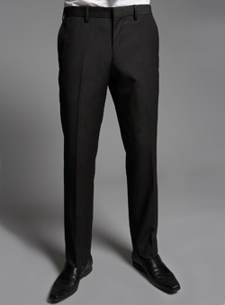 Burton Grey Stripe Skinnyfit Trousers