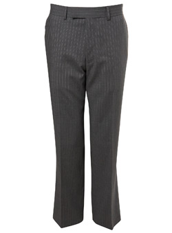 Burton Grey Stripe Travel Suit Trousers