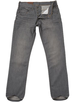 Grey Tapered Jeans