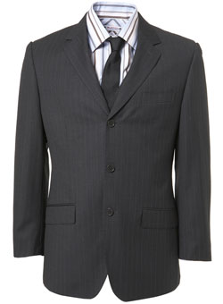 Burton Grey Textured Suit Jacket