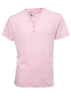Burton Henley Pink T-Shirt