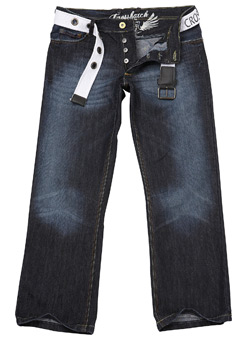 Light Wash Rinse Relaxed Denim Jeans