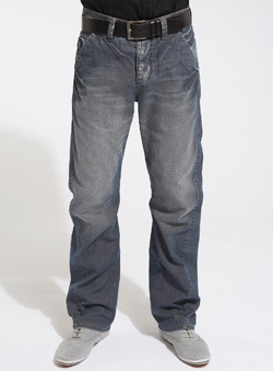 Burton Light Wash Twisted Fit Jeans