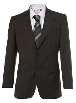 Burton Limehaus Brown Stripe Suit Jacket