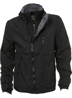 Metallic Double Zip Jacket