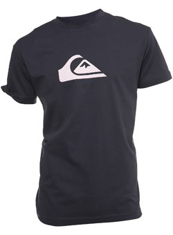 Burton Navy Blue Quiksilver Logo Printed T-Shirt