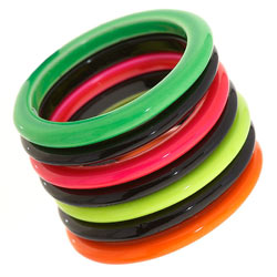 Burton Neon Stacker Rings