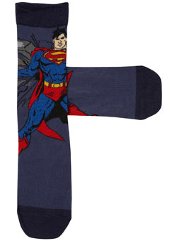 One Pack Superman Socks