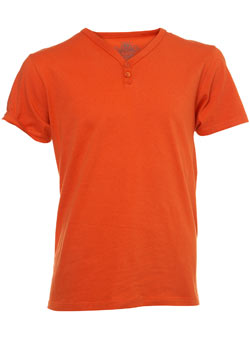 Burton Orange Basic Y-Neck T-Shirt