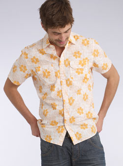 Burton Orange Floral Shirt