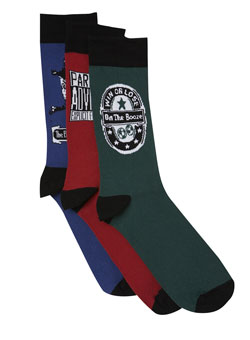 Pack of 3 andquot;Parental Advisory: Explicit Football Fanandquot; Socks