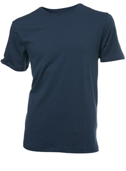 Petrol Blue Crew Neck Plain T-Shirt