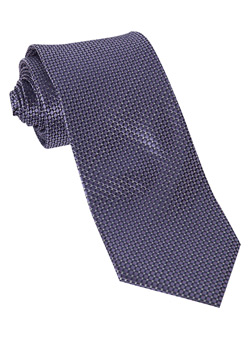 Purple Textured Silk Tie