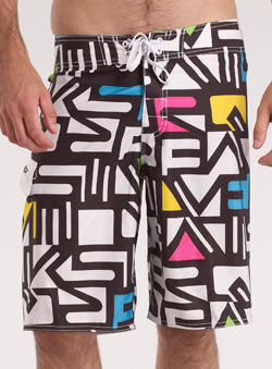 Burton Quiksilver Graphic Printed Boardshorts