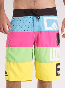 Burton Quiksilver Neon Bright Boardshorts