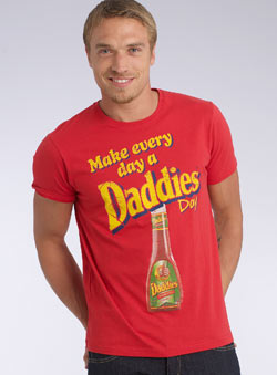 Red `ake Every Day A Daddies Day`Printed T-Shirt