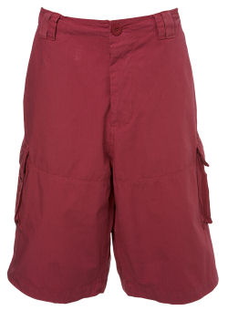 Red Casual Shorts