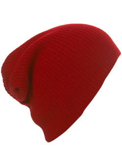 Burton Red Rib Slouch Beanie Hat