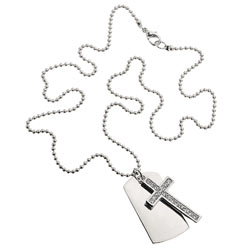 Burton Rhinestone Cross and Tag