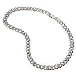 Burton Silver Look Chain Necklace
