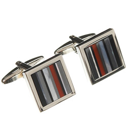Burton Stripe Cufflinks