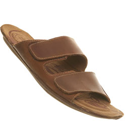 Burton Tan Double Strap Sandals