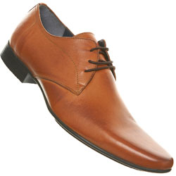 Tan Point Lace Up Shoes