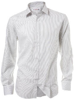 White and Black Stripe Shirt