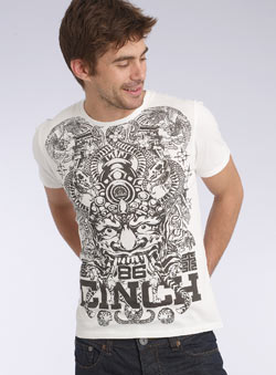 Burton White Cinch Printed T-Shirt