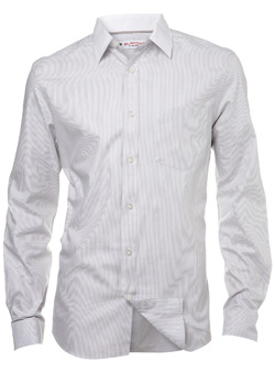 White Collar Finestripe Tailored Shirt