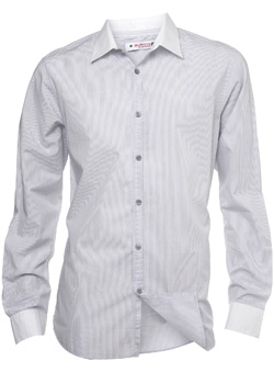 White Collared Fitted Shirt