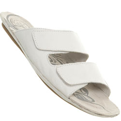 Burton White Double Strap Sandals