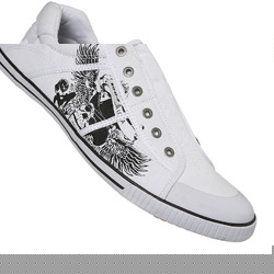 Burton White Laceless Shoe