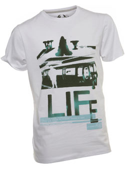 White Life Graphic T-shirt