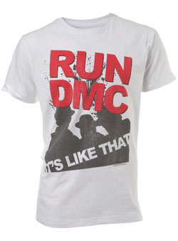 White Run DMC Licenced T-shirt