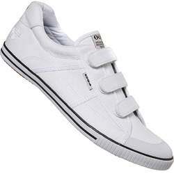 Burton White Triple Velcro Shoe