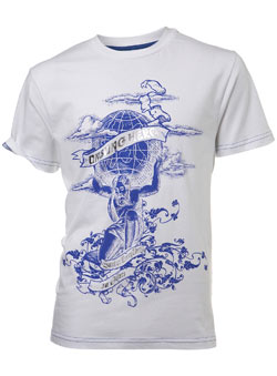 Burton White Unsung Hero Crew T-Shirt