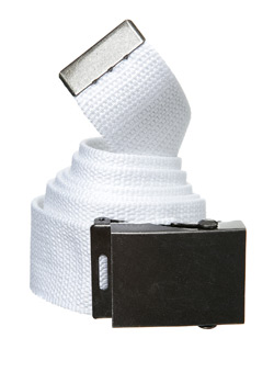 Burton White Webbed Belt