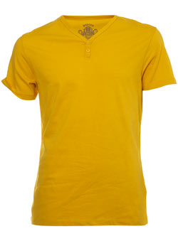 Burton Yellow Basic Y-Neck T-Shirt