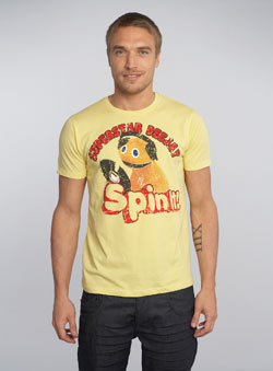 Yellow `ippy`Printed T-Shirt