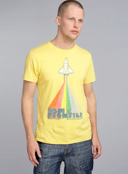 Yellow ocket LaunchPrinted T-Shirt