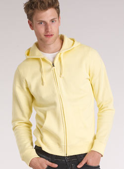 Burton Yellow Zip Thru Hoodie