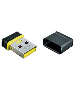 Nano 4GB USB Flash Drive - Black and Silver