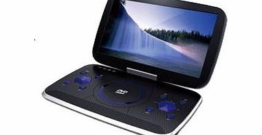 Bush 12`` LCD Portable Tablet DVD Player 1205BUK Li-on Battery inc Car Charger and Remote Control - Black