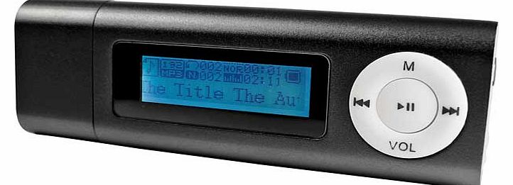 4GB MP3 Player with LED Display - Black