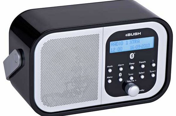 DAB/FM Radio with Bluetooth - Black