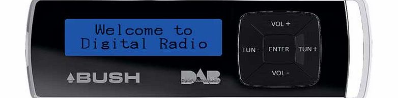 Bush Pocket DAB/FM Radio - Black
