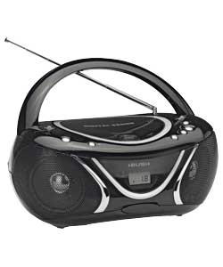 Portable CD/MP3 Radio Player - Black